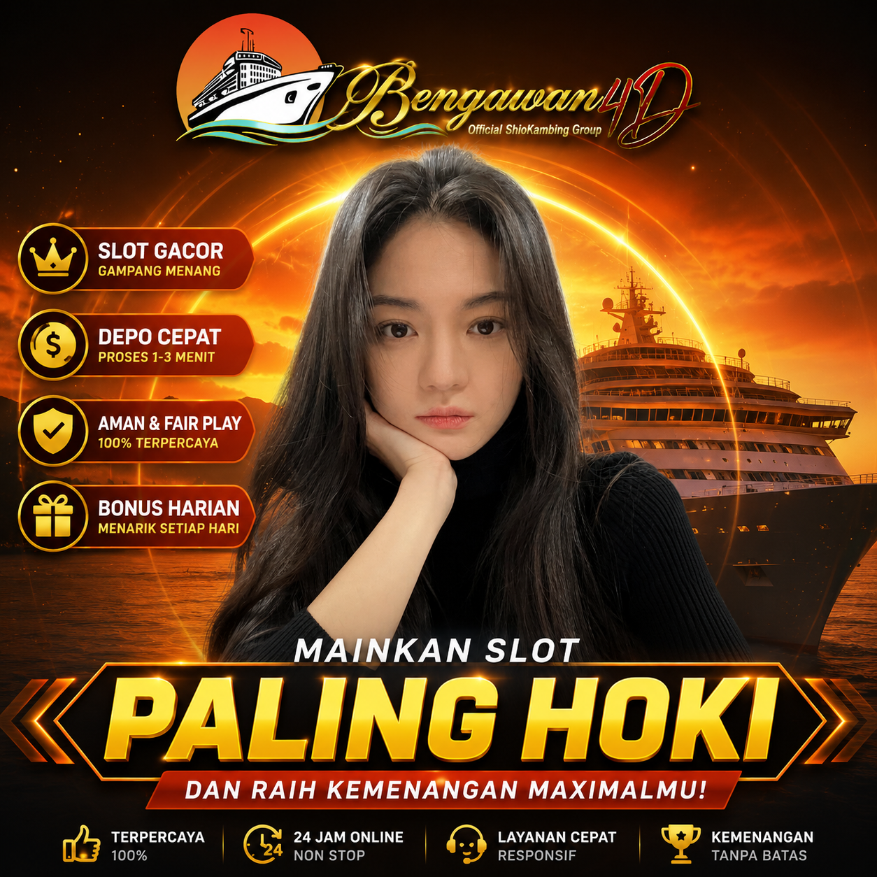 BENGAWAN4D Front Black 